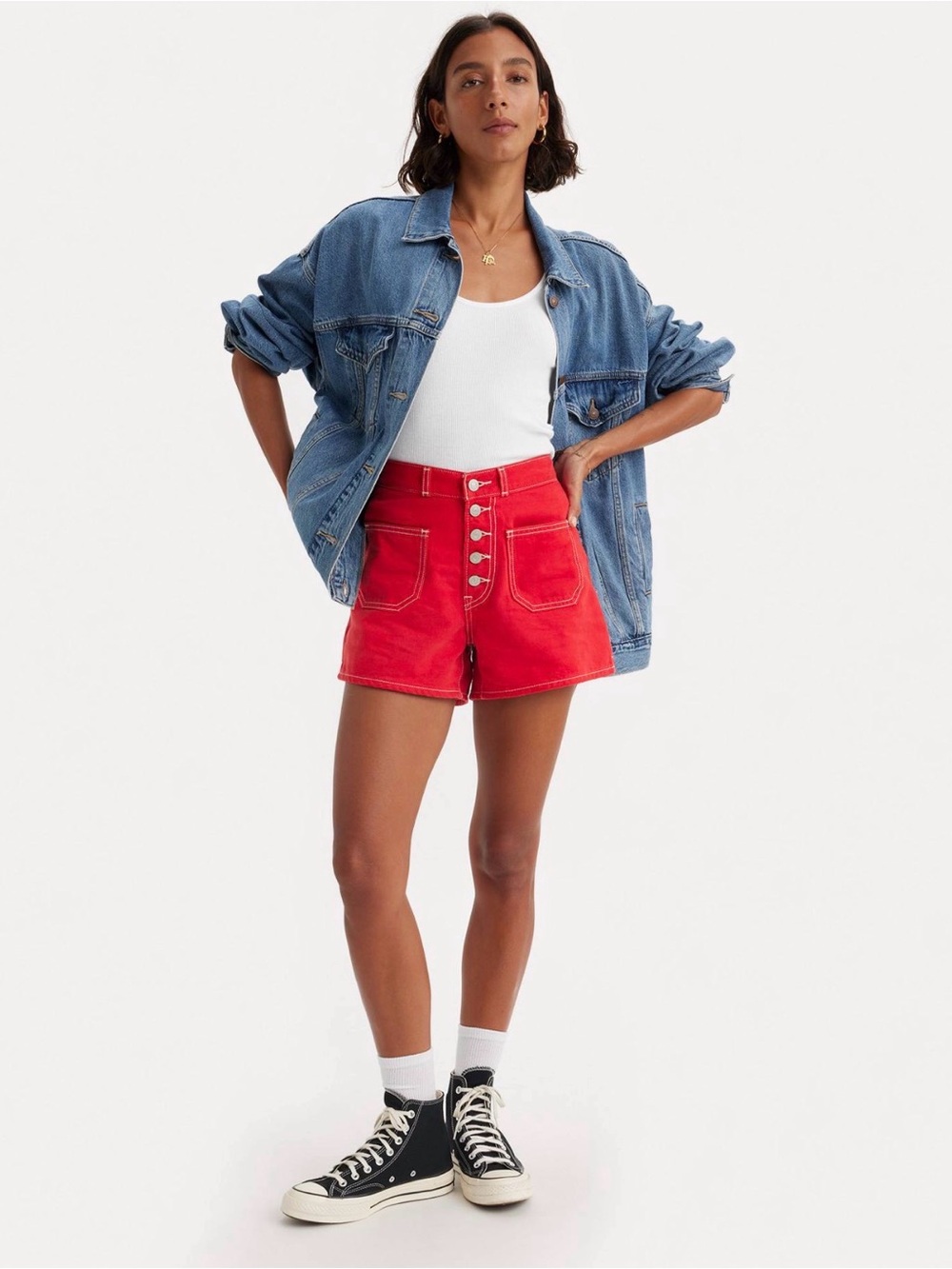 NWT Levi's 80s Mom Patch Pocket Women’s Shorts size 27